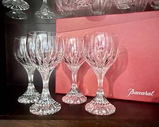 Baccarat Crystal Wine Glass set