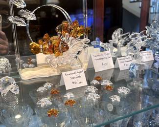 Multiple pieces of Swarovski Crystal, just gorgeous!