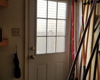 Entry door - interior view