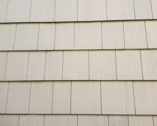 Cedar Impressions siding - khaki color