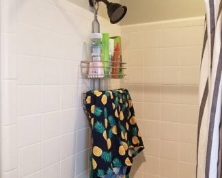 Shower hardware; shower caddy