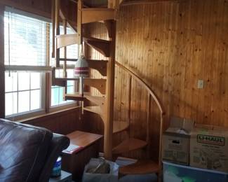 Spectacular spiral staircase
