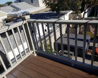 Vinyl railing