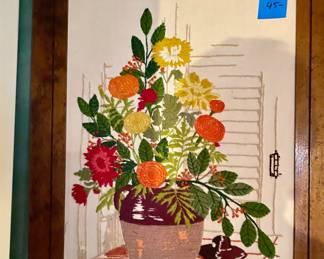 Lovely Crewel art