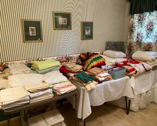Linens and quilts 
