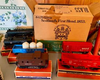 Lionel set with original boxes and track 