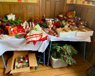 Christmas room, great bargains in August 