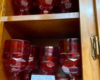 Vintage Viking Ruby Red 