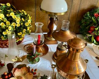 Copper lanterns