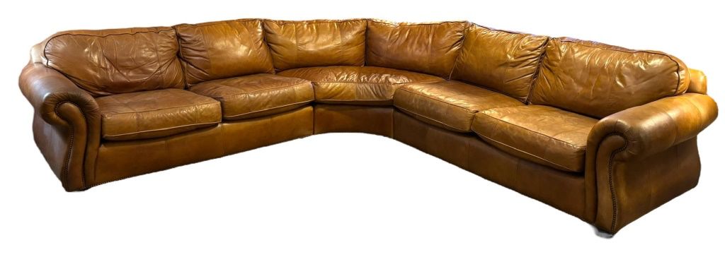 Bernhardt Leather Sectional