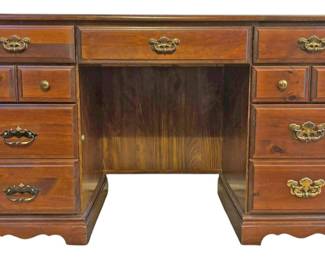 Solid Wood Traditional Executive Desk