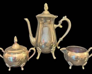 Hong Kong Silver Plated Tea Set