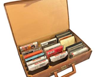 Leather Look Cassette Case Contents