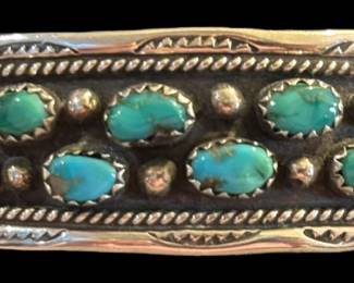Sterling Silver Turquoise Cuff Bracelet