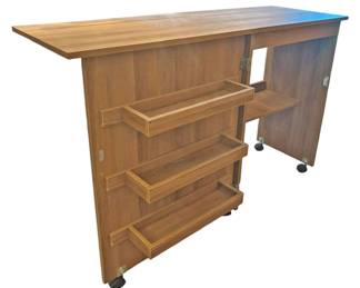 Folding Sewing TableCabinet