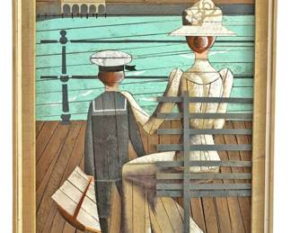 THEODORE DE GROOT Wood Sculpture Painting