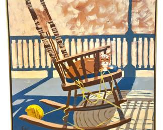 Reynolds Acrylic Canvas Painting