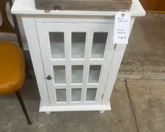 White cabinet