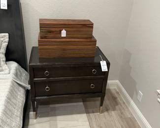 One of a pair of night stands / chests