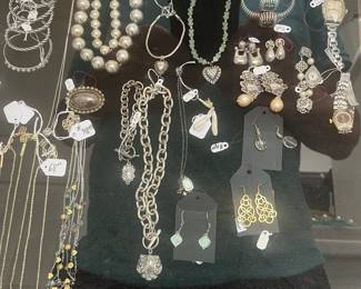 Costume jewelry , sterling jewelry and gold jewelry 
