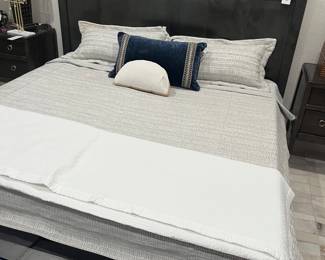 Metal king bed