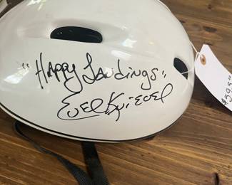 Evil  Kinevel helmet signed