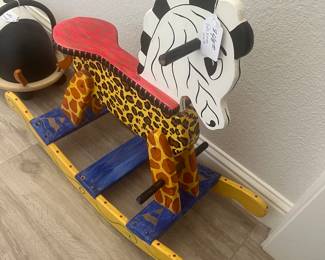 Children toy rocking horse
