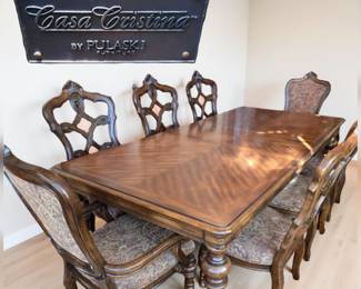 Traditional Dining Set for 8 by PULASKI FURNITURE CO. bid #2