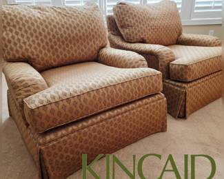 Pair Custom Club Chairs by KINCAID Furniture Co. bid #19