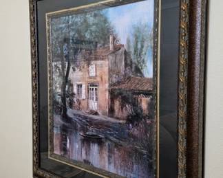 "Maison Prisible" framed lithograph bid #20