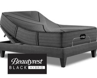 Beautyrest BLACK/Hybrid King Mattress & Power adjustable base! bid #58. DELIVERY is INCLUDED with FULL PRICE PURCHASE