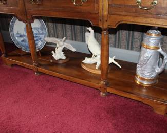 Delft Plate, Figurines, Large Stein