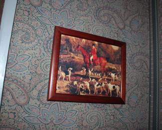 Fox Hunt Framed Artr