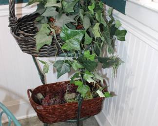 Foliage, Baskets and Stand