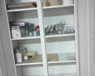 Supplies and Metal Cabinet
