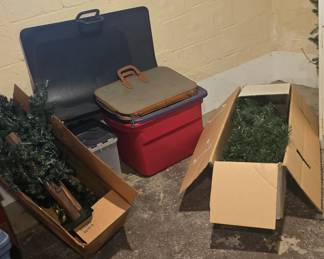 Art Portfolios and Christmas Trees