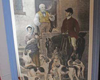 Family with Dogs and Horses