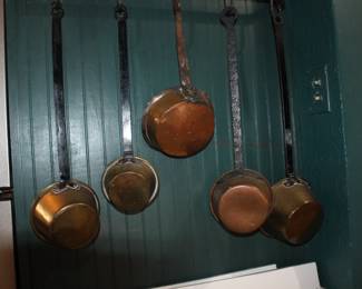 Vintage Brass Pans