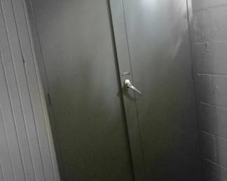 Metal storage cabinet