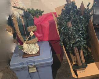 Christmas Tree and Santa