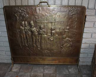 Brass Fireplace Screen