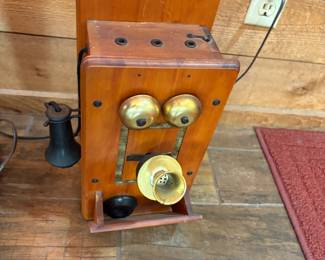 antique wall phone