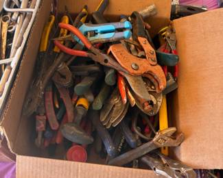 assorted  hand tools