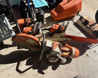 cut off saw, chainsaws
