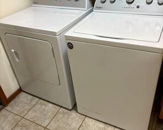 Whirlpool washer and dryer 