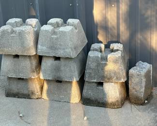concrete deck pier blocks