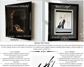 Art Erte Lithographs