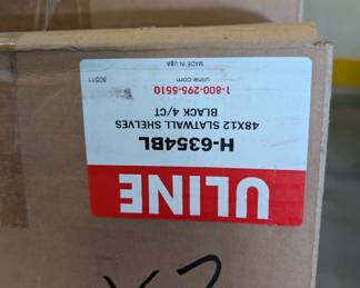 ULINE Slatwall Shelves