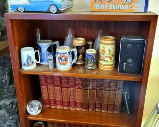 Vintage Encyclopedia Yearbooks, Steins, Etc