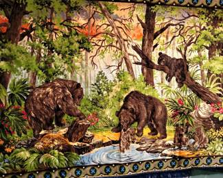Vintage Bear Tapestry